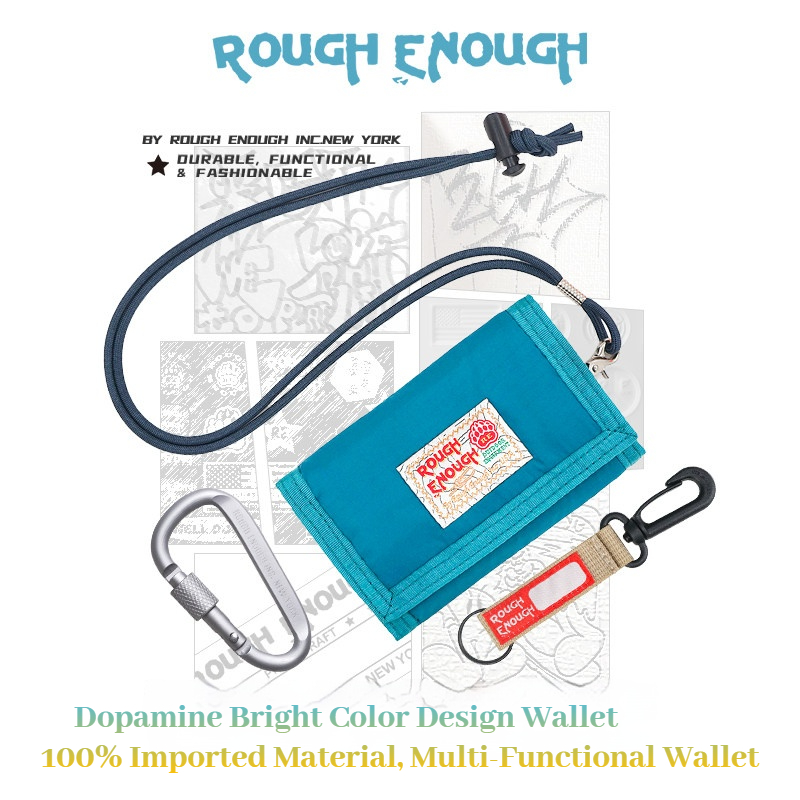 Embroidery Wallet - RGH Waterproof Anti-Skimming Folding Wallet, Nylon