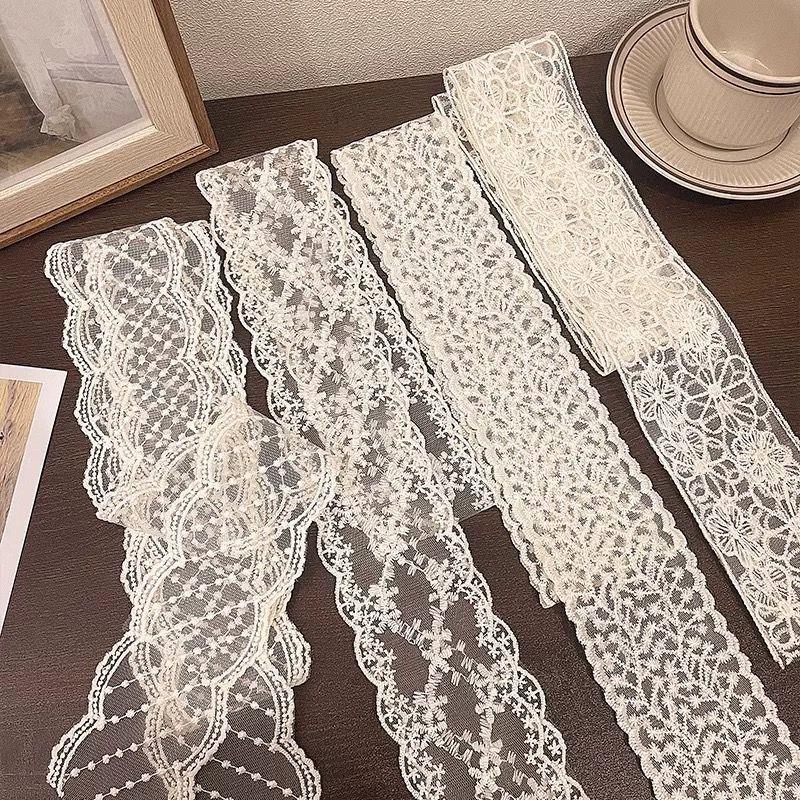 Embroidery Ribbon - 150/200cm Long Women Lace Floral Hair
