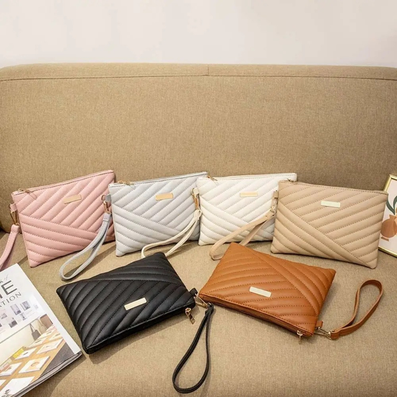 Embroidery Wallet - Stylish Women's Small Leather Wristlet Bag
