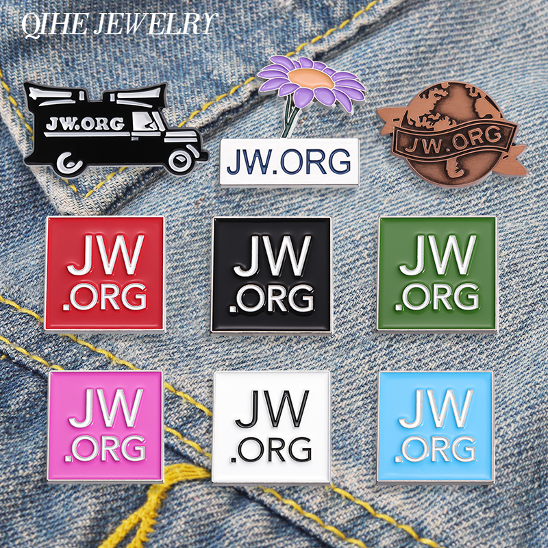 Embroidery Jesus - JW.ORG Jesus Flower Enamel Pins Biblical