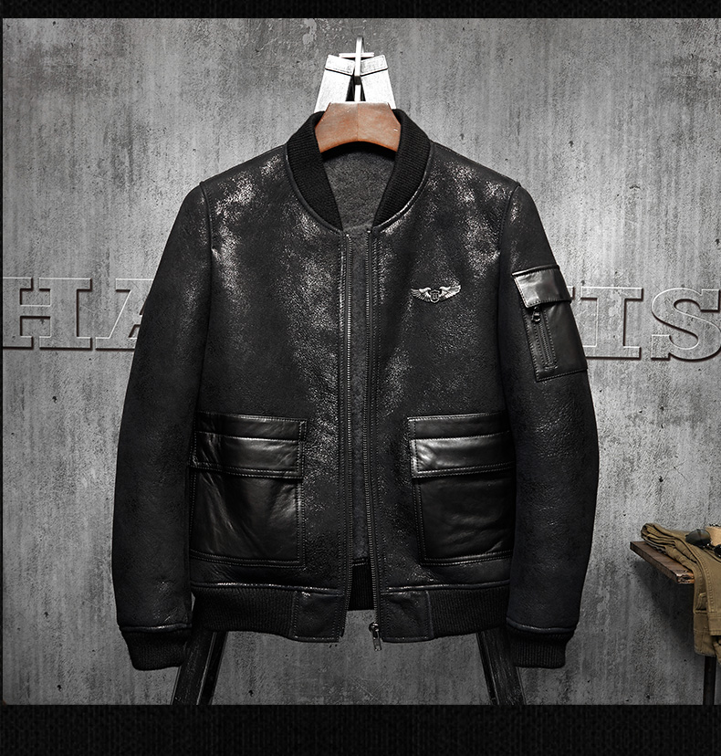 Denny&Dora Men's Shearling Coa - Embroidery Australia recensione e prezzo