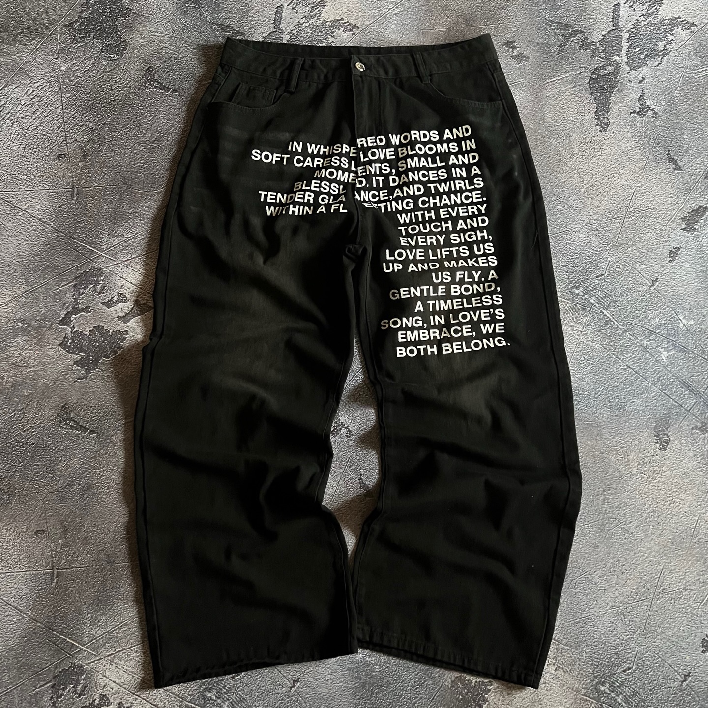 American Pattern Letter Jeans  - Embroidery Set recensione e prezzo