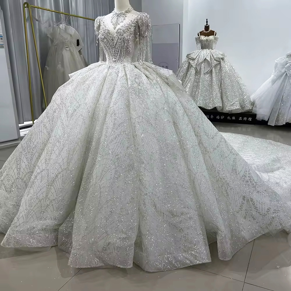 Bridal Wedding Dress Short Sle - Embroidery Organza recensione e prezzo