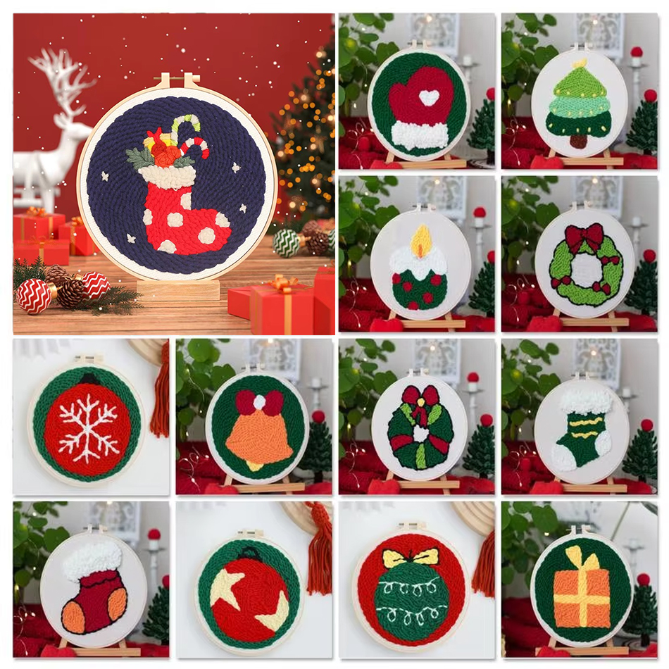 Punch Needle Embroidery Kit St - Embroidery Xmas Kits recensione e prezzo