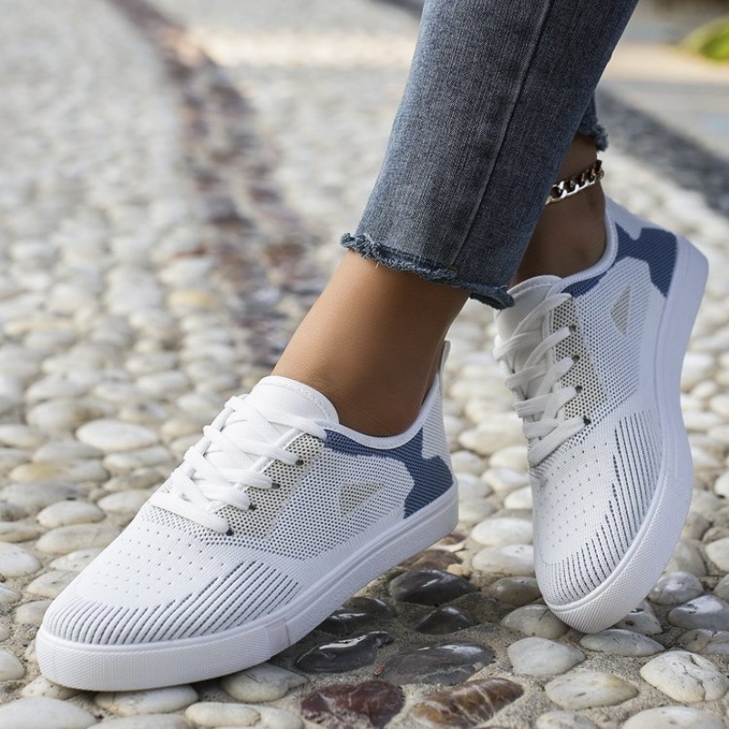 Women Casual Sneakers Woven Lo - Embroidery White recensione e prezzo