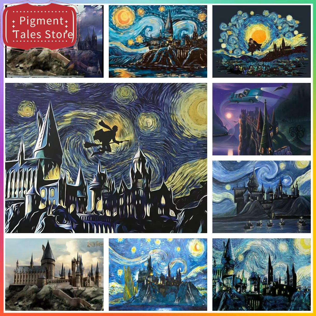 1pc frameless Oil Painting By  - Embroidery Translate recensione e prezzo