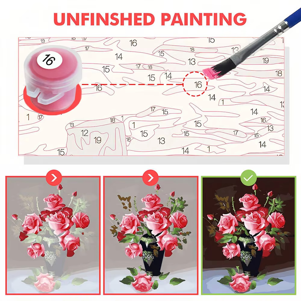 1pc frameless Oil Painting By  - Embroidery Translate recensione e prezzo