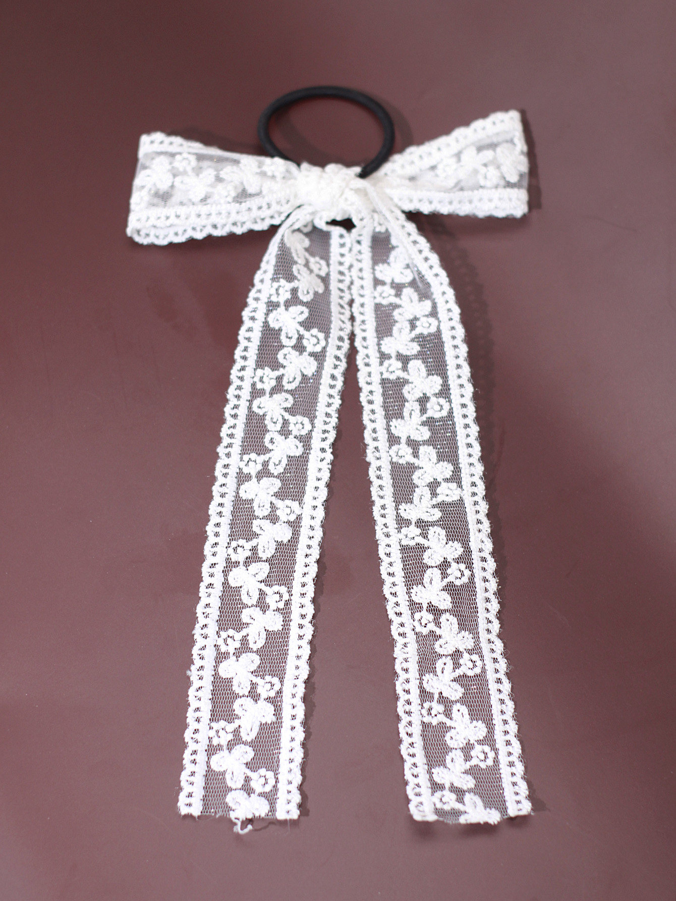 White Lace Sweet Bow Knot Ribb - Embroidery Ribbon recensione e prezzo