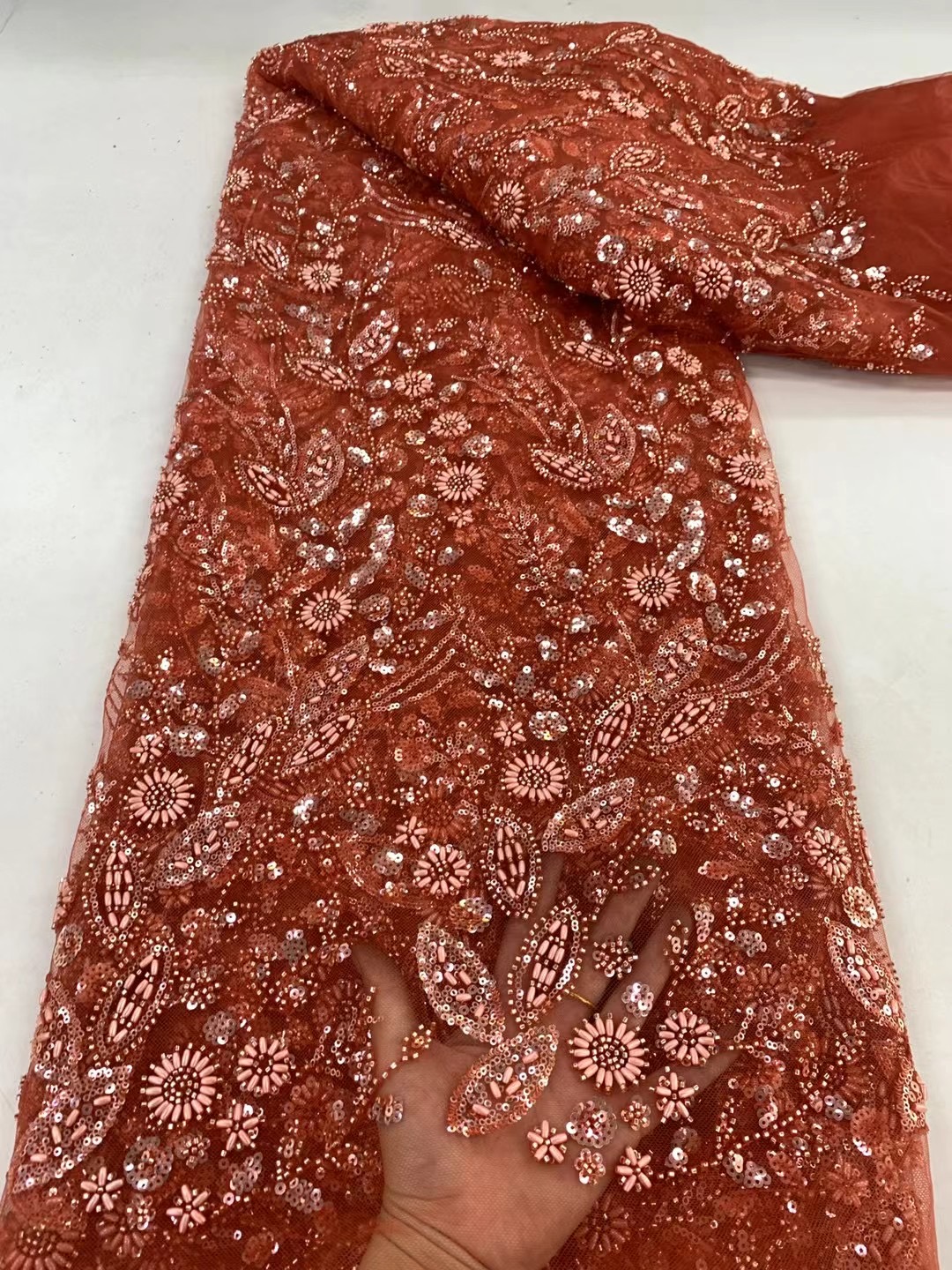 Gold French Beaded Lace Bride  - Embroidery Pashmina recensione e prezzo