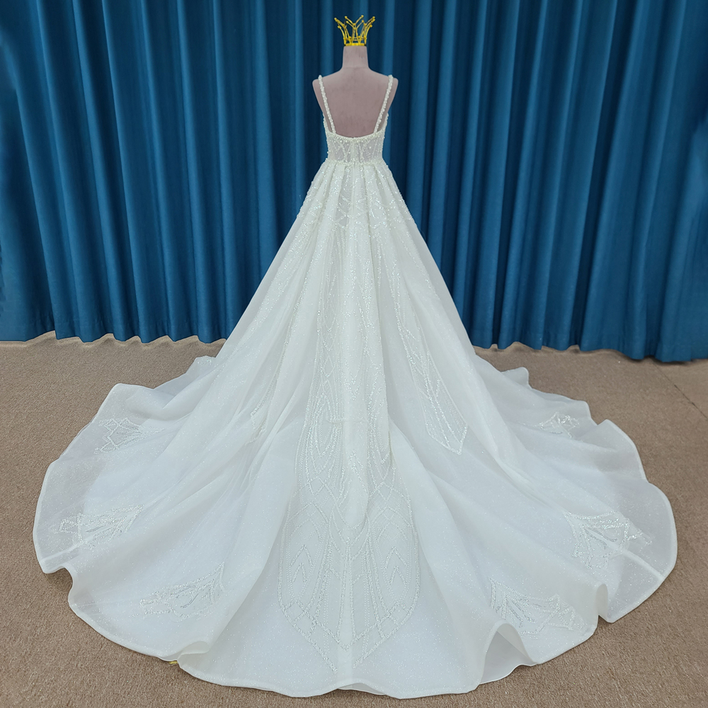 Brand New Classic Wedding Dres - Embroidery Organza recensione e prezzo