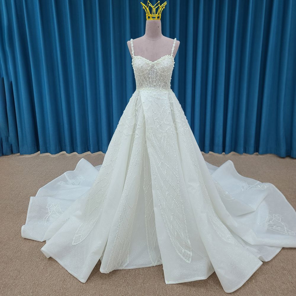 Brand New Classic Wedding Dres - Embroidery Organza recensione e prezzo