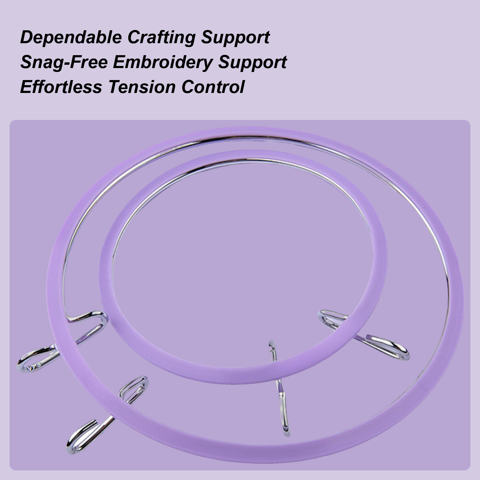 Hoop For Cross Stitching Metal - Embroidery In The Piece recensione e prezzo
