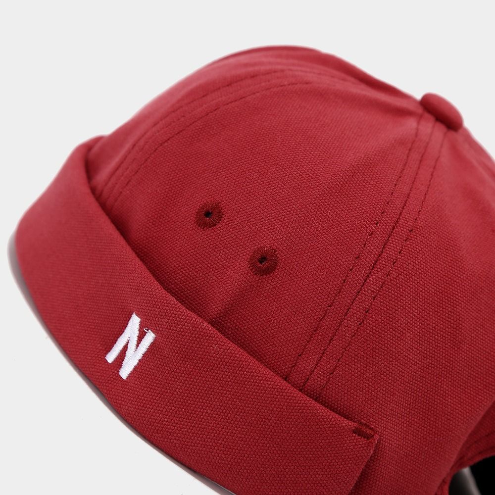 Vintage Cotton Brimless Hat Le - Embroidery Letter N recensione e prezzo
