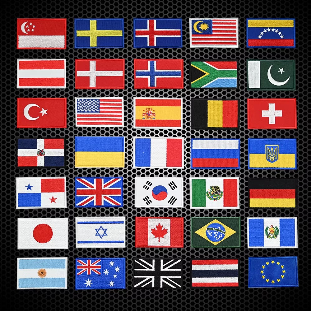 Embroidery Flag Patch US UK Ca - Embroidery Australia recensione e prezzo