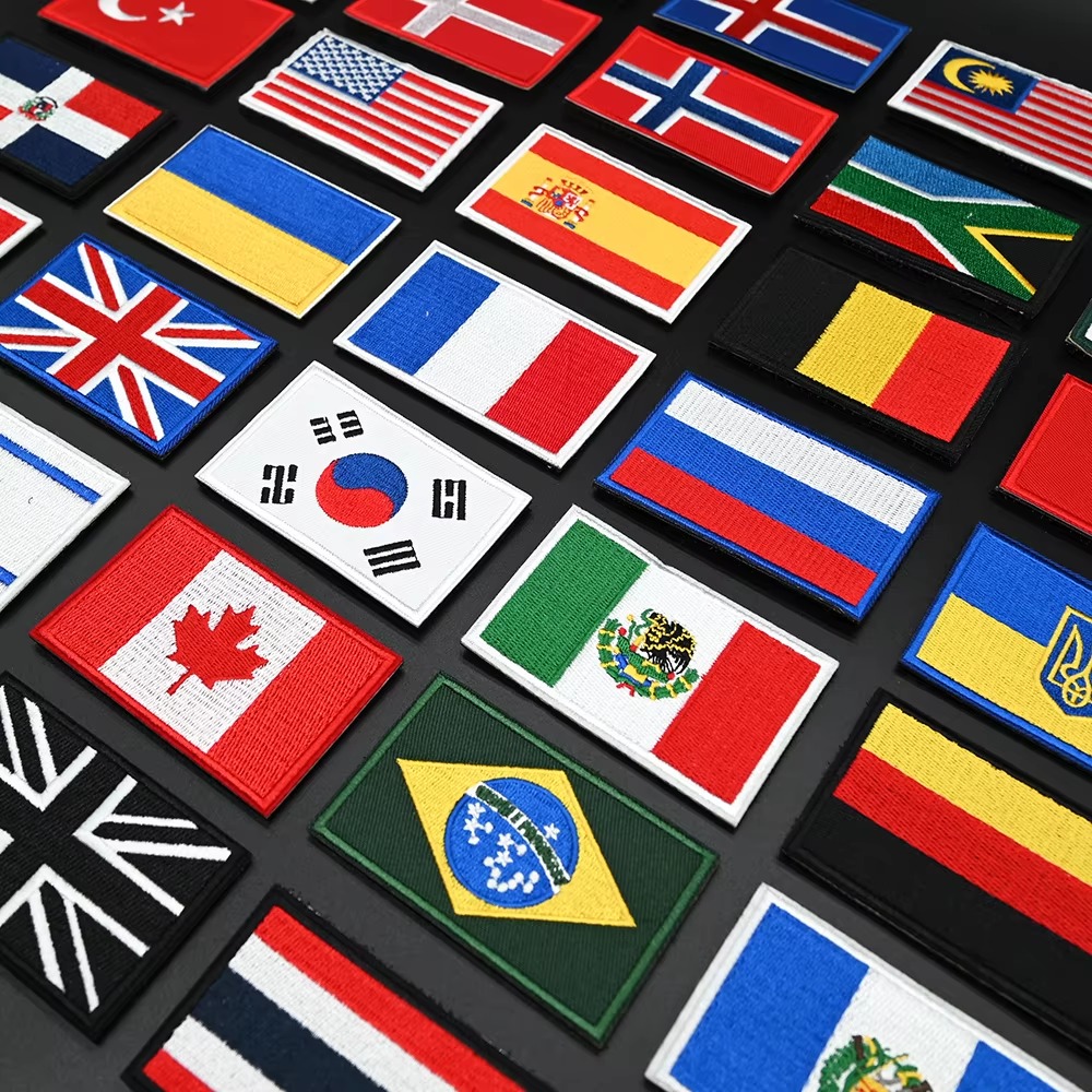 Embroidery Flag Patch US UK Ca - Embroidery Australia recensione e prezzo