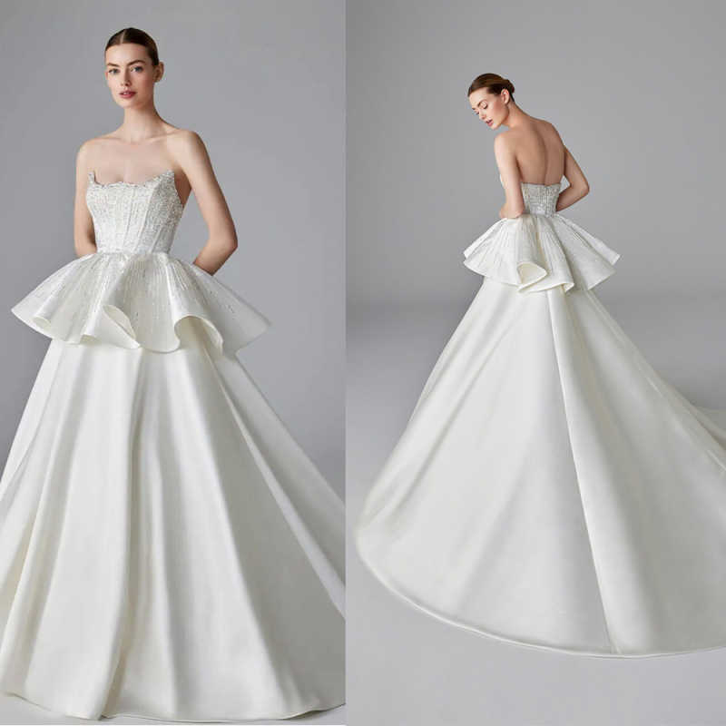 Elegant Wedding Dress A-Line S - Embroidery Online Design recensione e prezzo