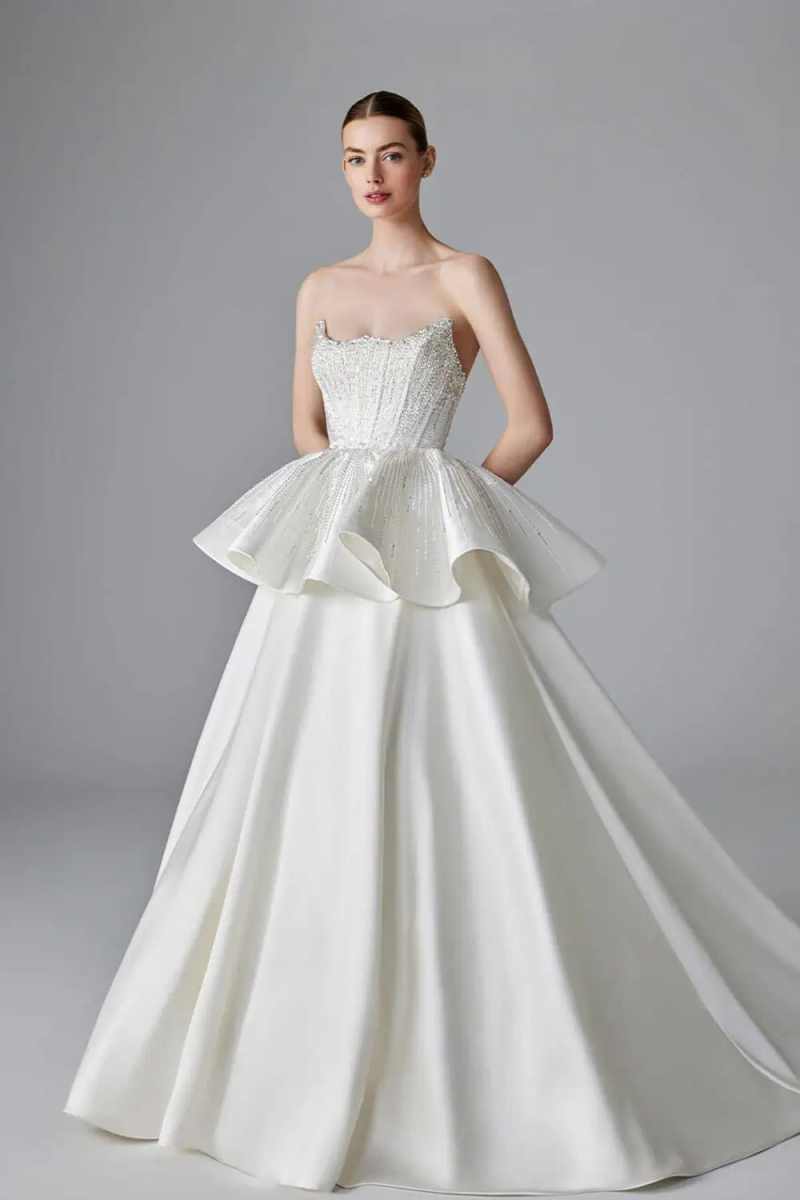 Elegant Wedding Dress A-Line S - Embroidery Online Design recensione e prezzo