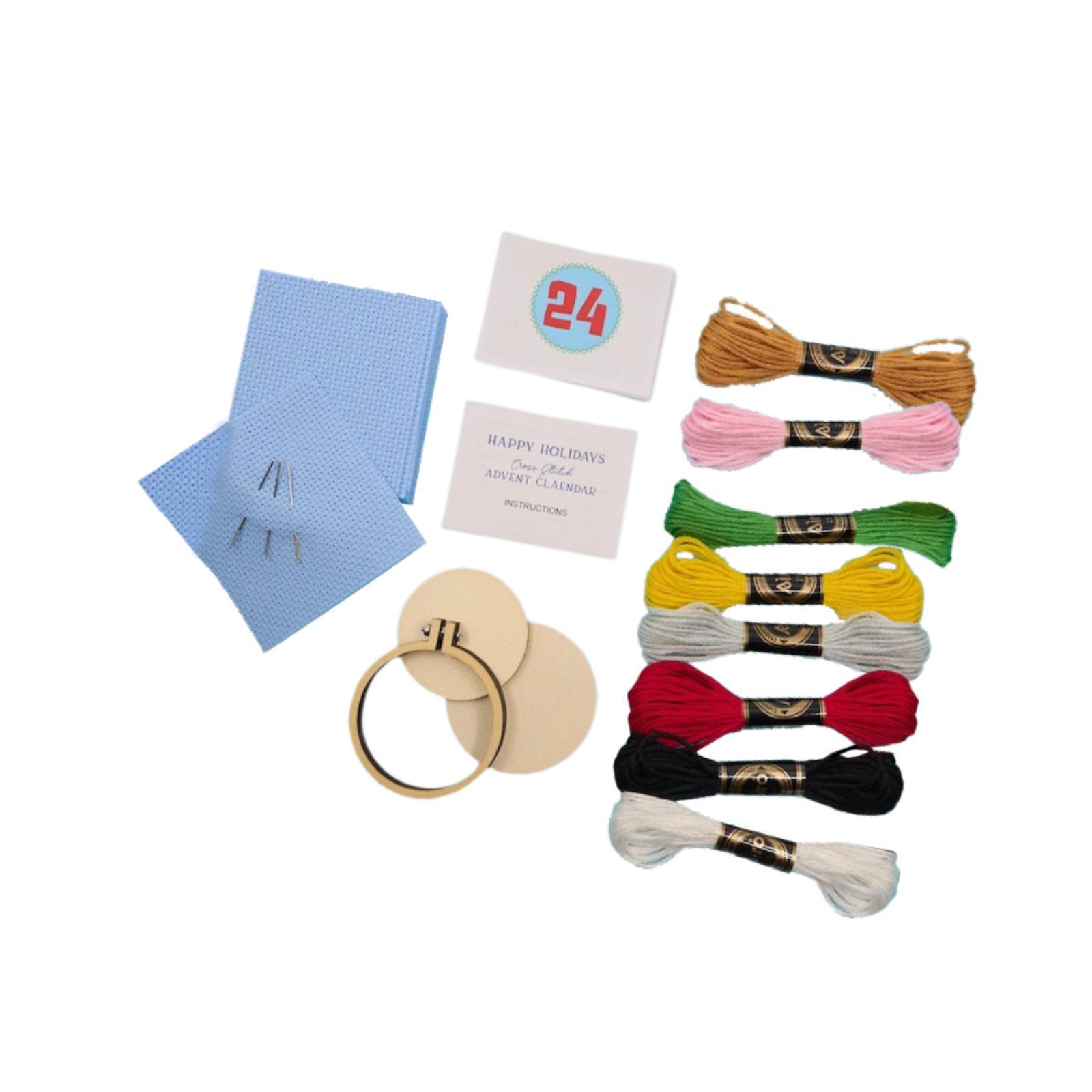 Christmas Advent Calendar,Xmas - Embroidery Xmas Kits recensione e prezzo