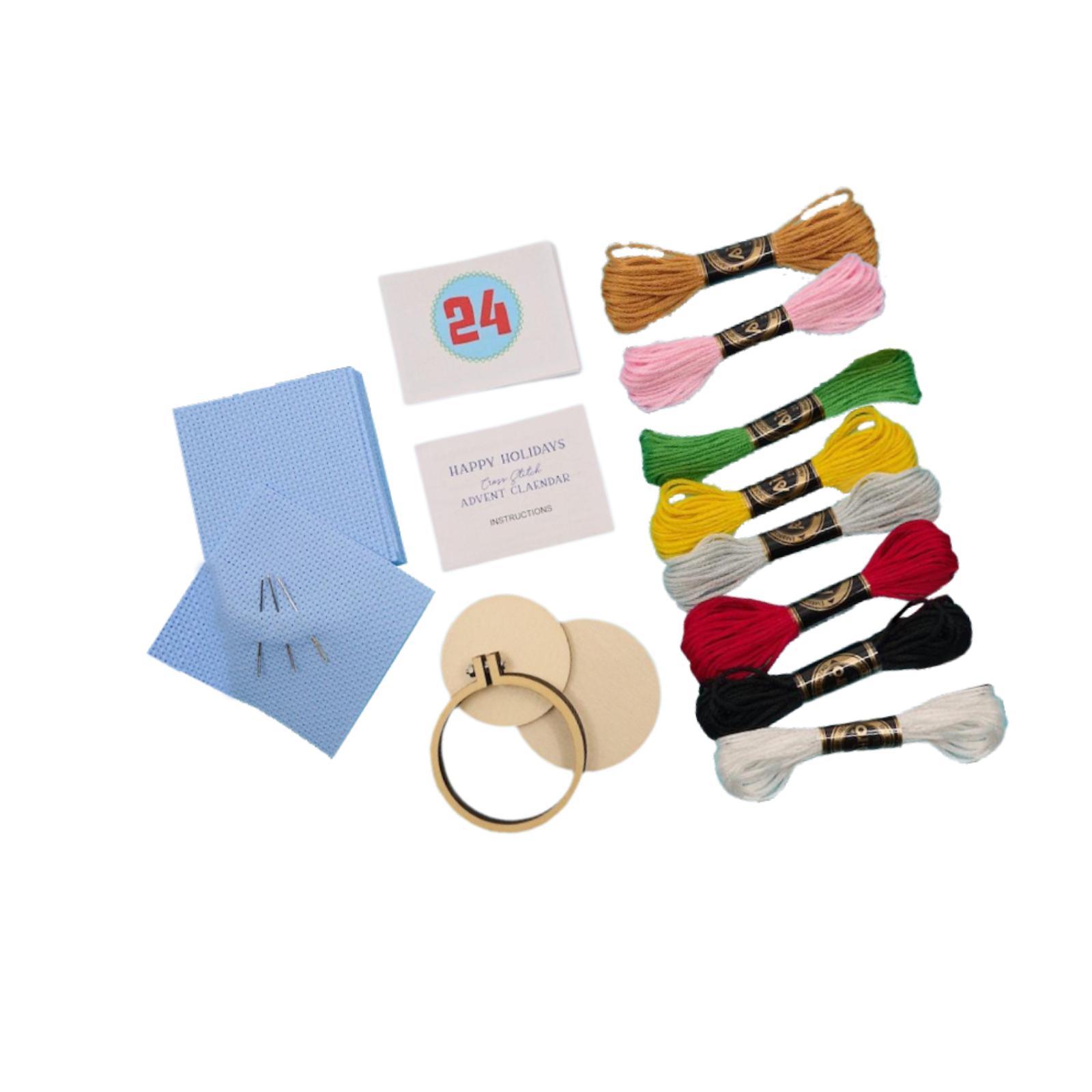 Christmas Advent Calendar,Xmas - Embroidery Xmas Kits recensione e prezzo