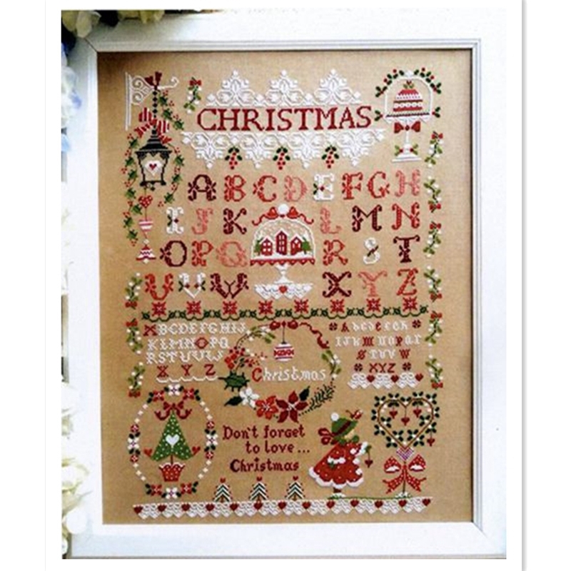 Christmas girl cross stitch ki - Embroidery Xmas Kits recensione e prezzo
