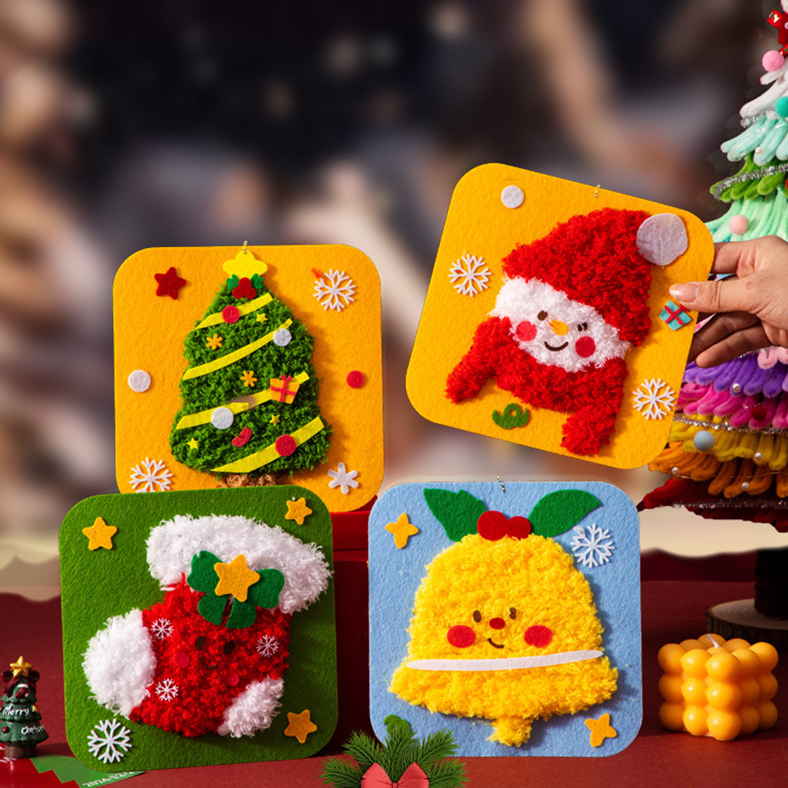Lovely Animal Embroidery Doll  - Embroidery Xmas Kits recensione e prezzo