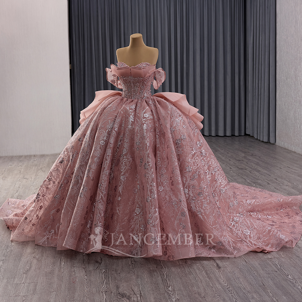 Glittering Pink Ball Gown Quin - Embroidery Organza recensione e prezzo