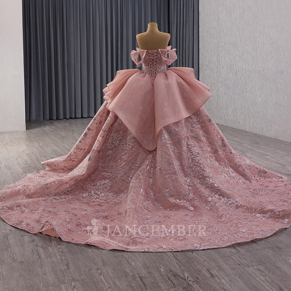 Glittering Pink Ball Gown Quin - Embroidery Organza recensione e prezzo