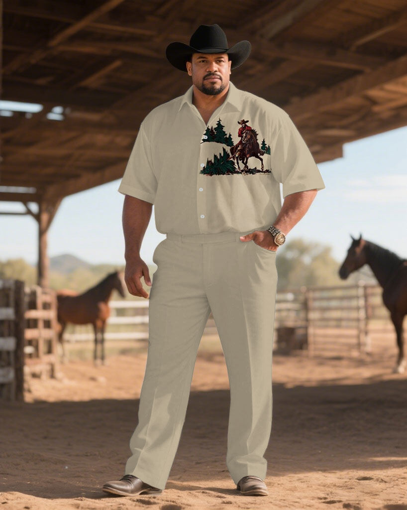 S-9XL Men's Western Cowboy Emb - Embroidery In The Piece recensione e prezzo