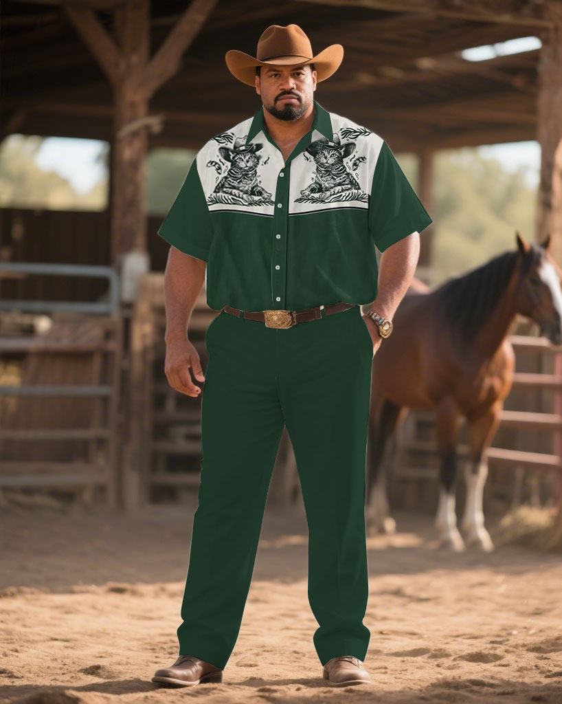 S-9XL Men's Western Cowboy Emb - Embroidery In The Piece recensione e prezzo