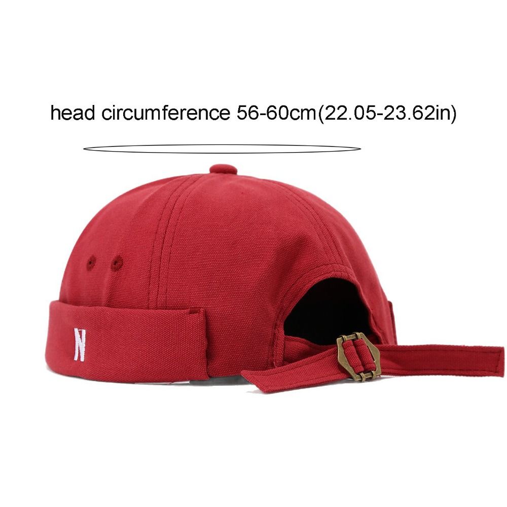 Vintage Cotton Brimless Hat Le - Embroidery Letter N recensione e prezzo