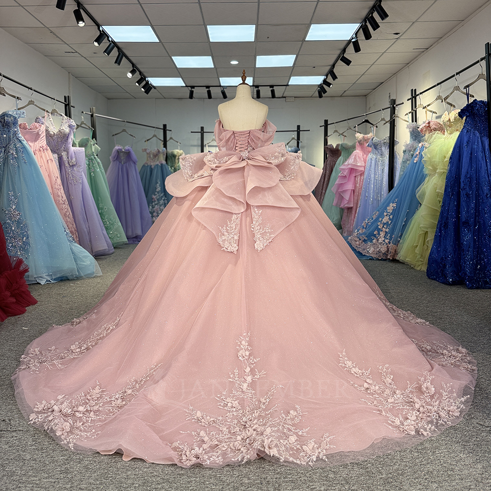 Pink Princess Ball Gown Quince - Embroidery Organza recensione e prezzo