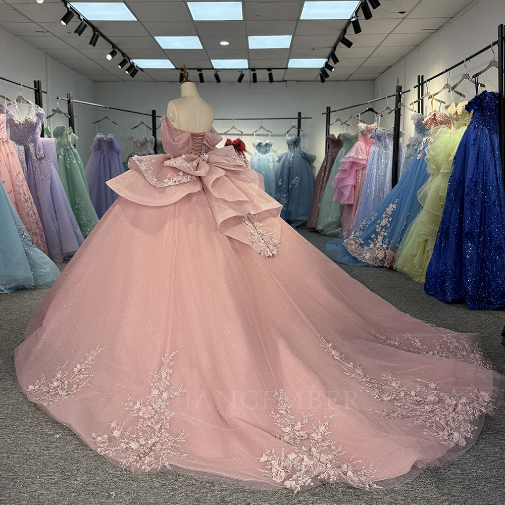 Pink Princess Ball Gown Quince - Embroidery Organza recensione e prezzo