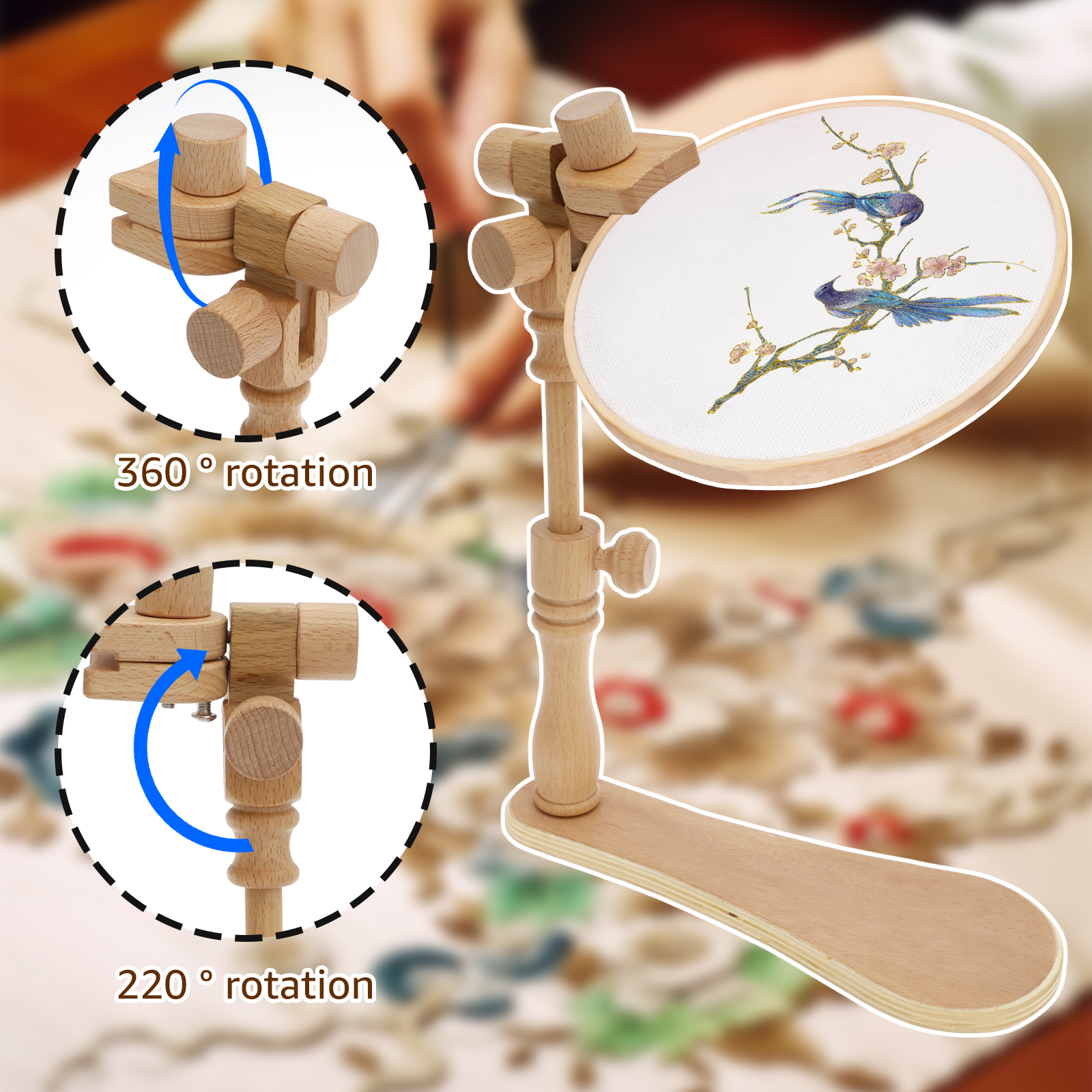 Embroidery Hoops Stand Adjusta - Embroidery Hoop Stand recensione e prezzo