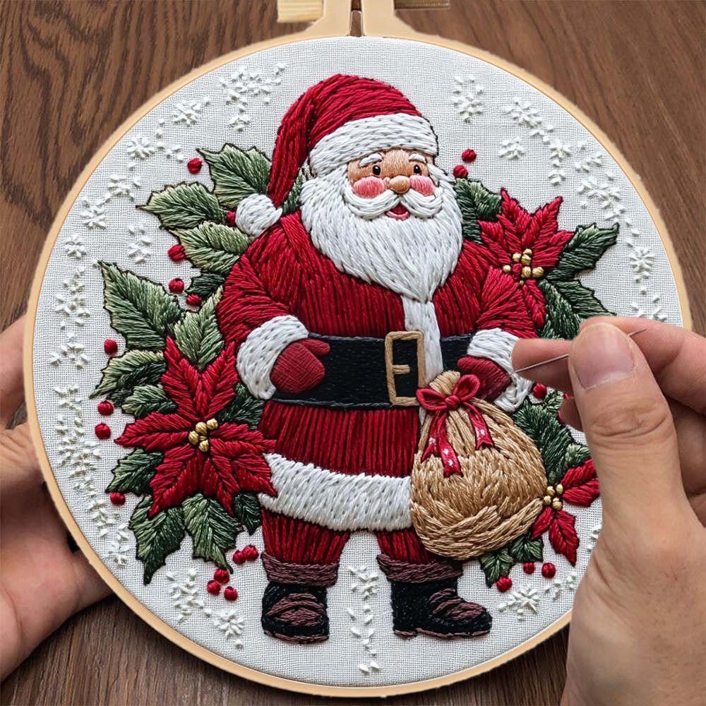 1 Set Christmas Embroidery Kit - Embroidery Xmas Kits recensione e prezzo