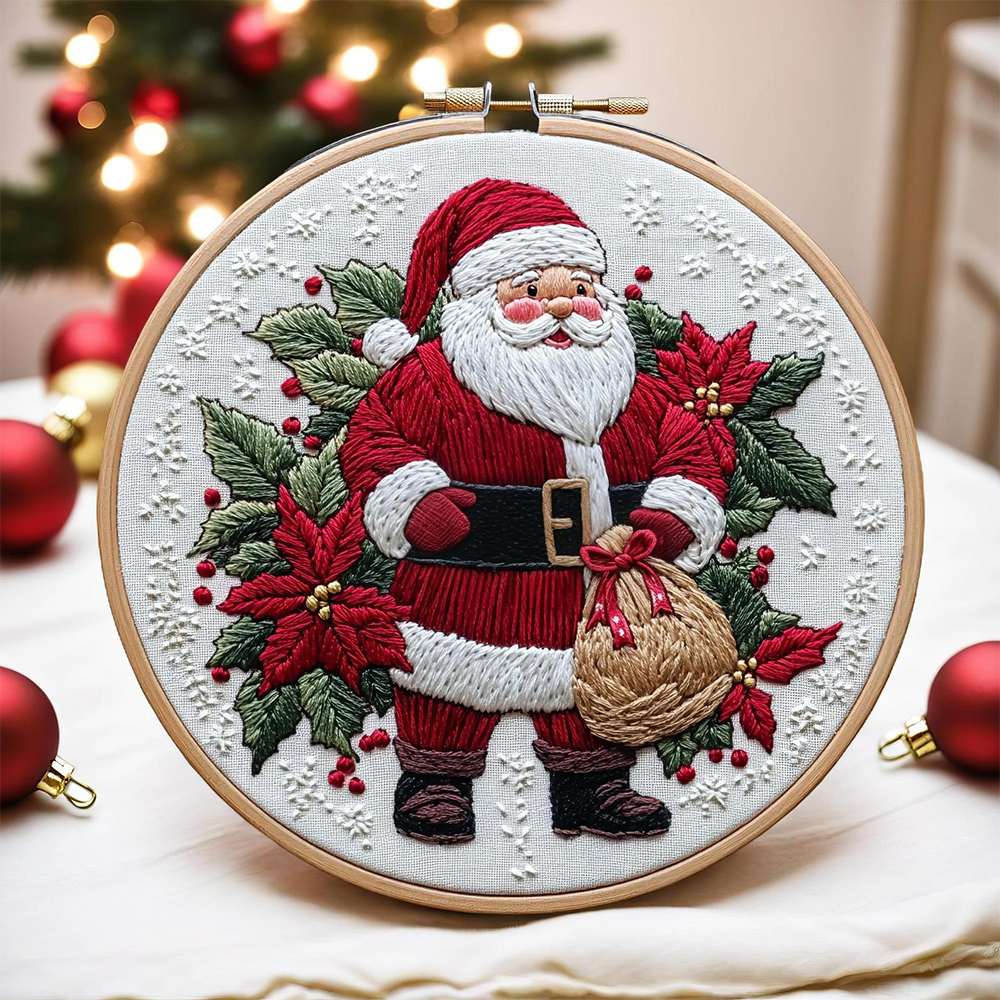 1 Set Christmas Embroidery Kit - Embroidery Xmas Kits recensione e prezzo