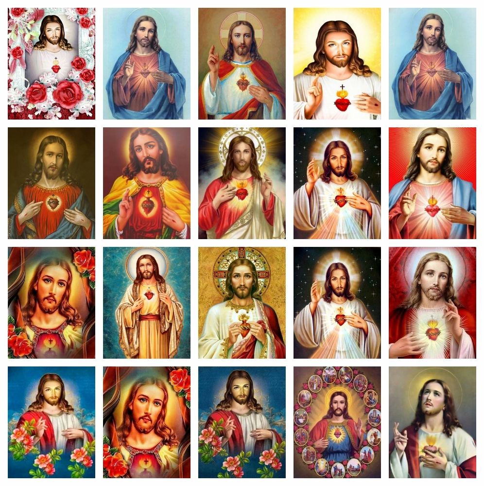 AZQSD Diamond Painting Jesus R - Embroidery Jesus recensione e prezzo
