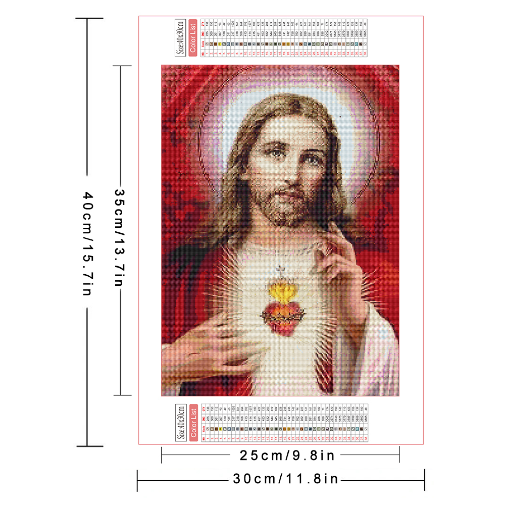 AZQSD Diamond Painting Jesus R - Embroidery Jesus recensione e prezzo