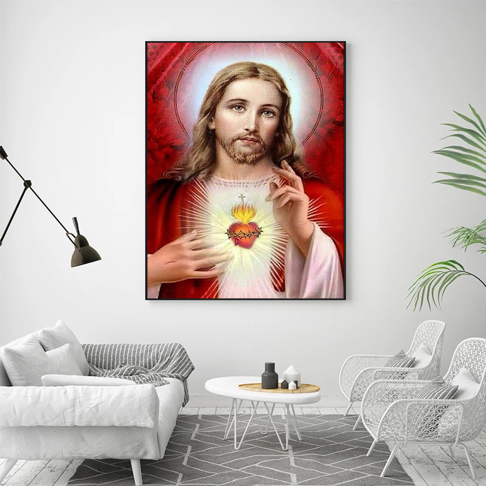 AZQSD Diamond Painting Jesus R - Embroidery Jesus recensione e prezzo