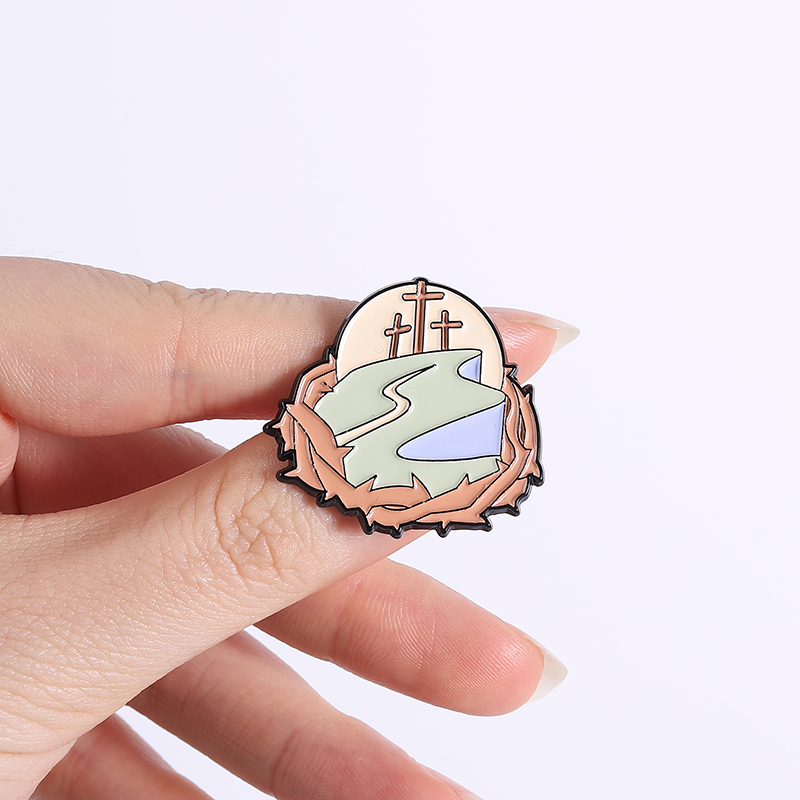 Easter Cross Enamel Pins Jesus - Embroidery Jesus recensione e prezzo