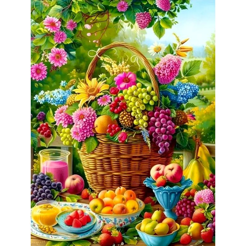 CHENISTORY Floral Basket Paint - Embroidery Translate recensione e prezzo