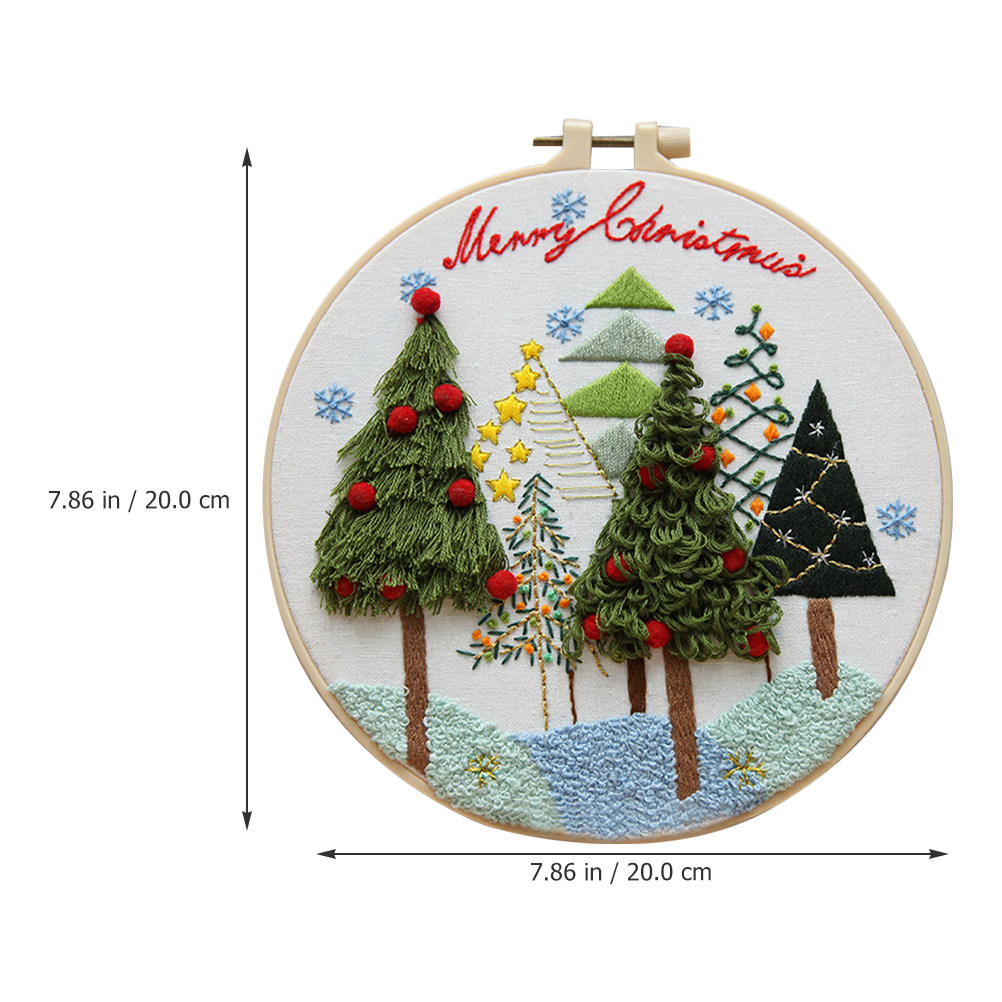Christmas Embroidery Kit 20cm  - Embroidery Xmas Kits recensione e prezzo