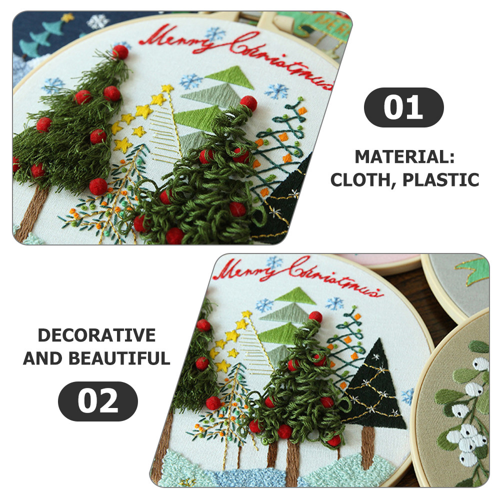 Christmas Embroidery Kit 20cm  - Embroidery Xmas Kits recensione e prezzo