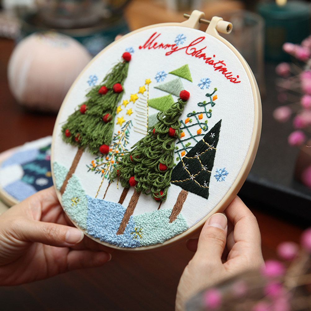 Christmas Embroidery Kit 20cm  - Embroidery Xmas Kits recensione e prezzo