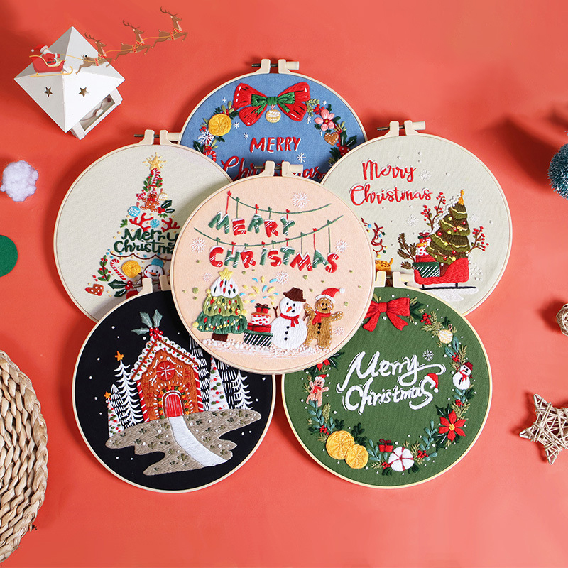 Merry Christmas DIY Embroidery - Embroidery Xmas Kits recensione e prezzo