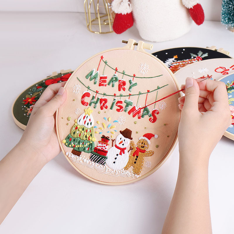 Merry Christmas DIY Embroidery - Embroidery Xmas Kits recensione e prezzo