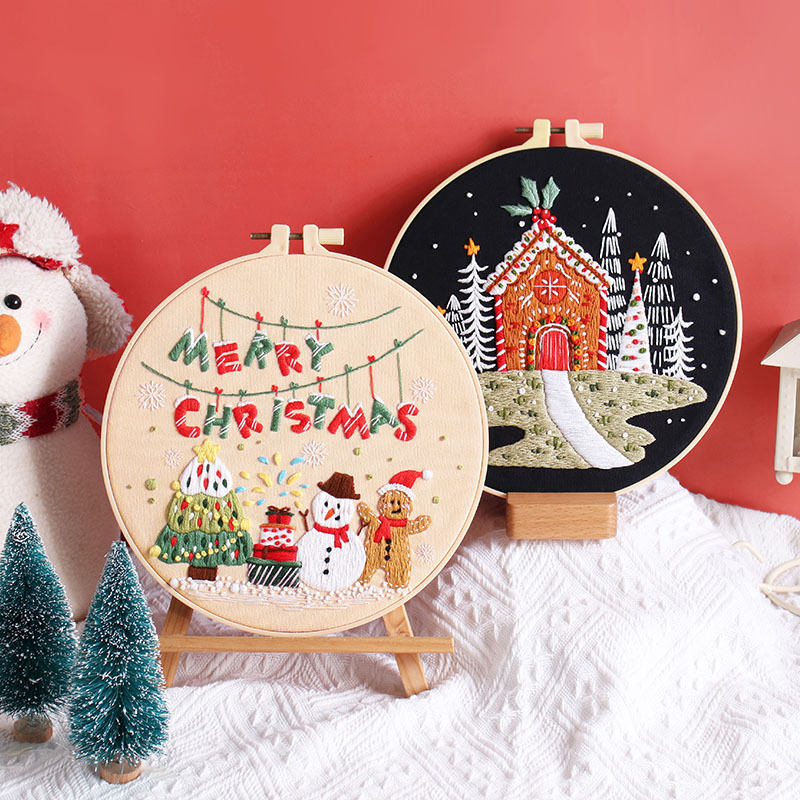 Merry Christmas DIY Embroidery - Embroidery Xmas Kits recensione e prezzo