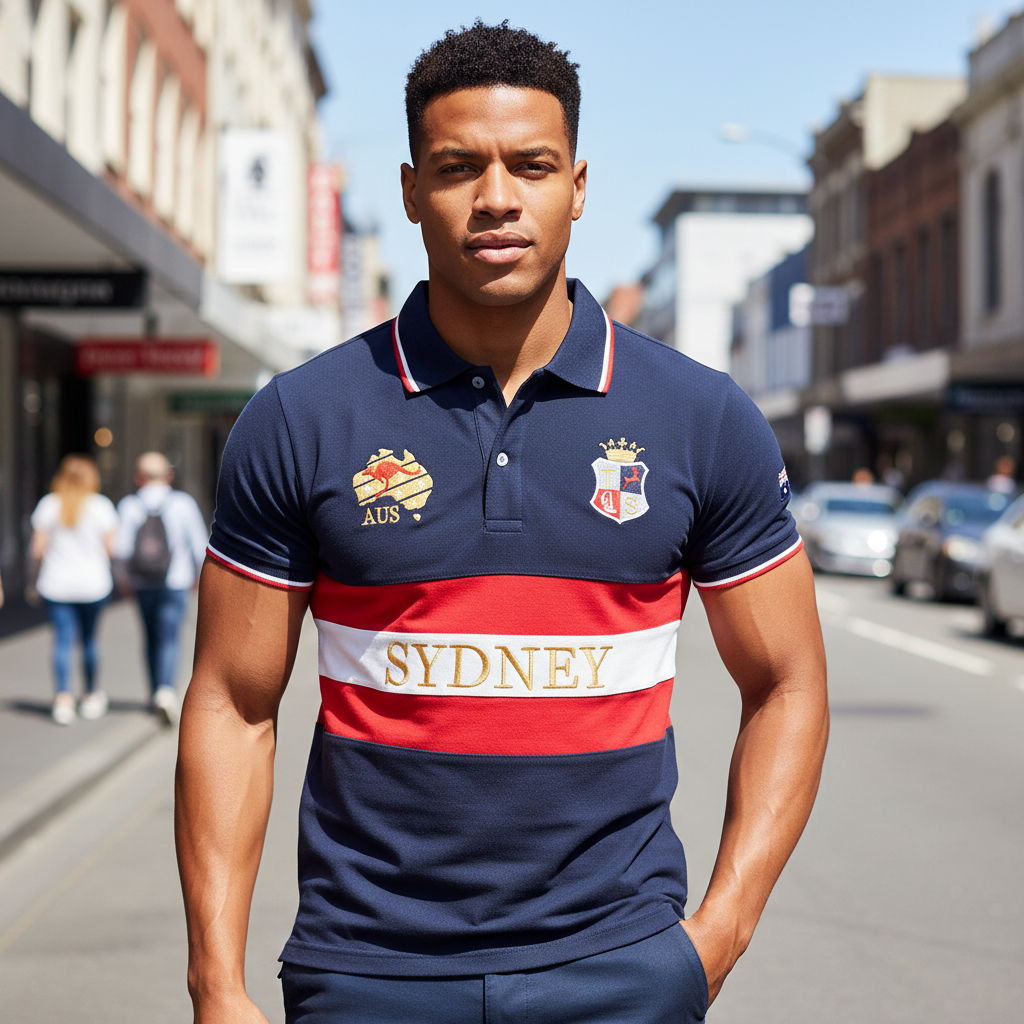 Men's polo shirt Australia Syd - Embroidery Australia recensione e prezzo