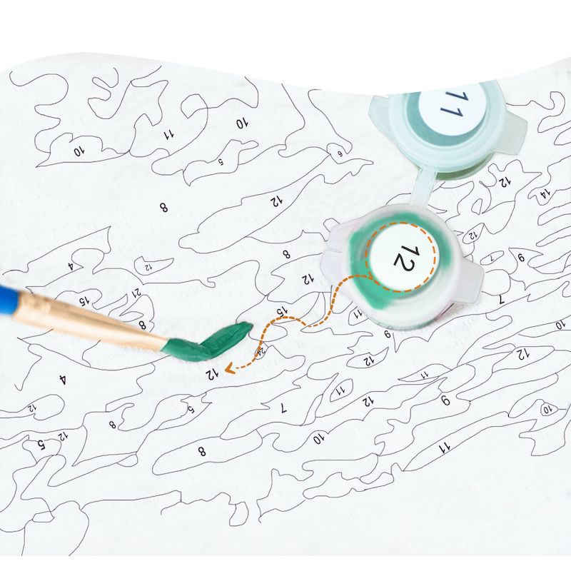 Painting By Numbers Wolf Oil P - Embroidery Translate recensione e prezzo