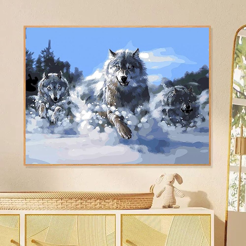 Painting By Numbers Wolf Oil P - Embroidery Translate recensione e prezzo
