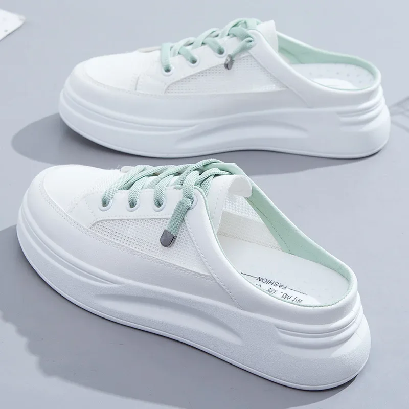 *Summer New Baotou Mesh Breath - Embroidery White recensione e prezzo